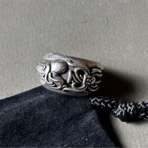 Chrome Hearts Sterling Silver Heart Dagger Size 8.5 US